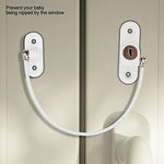 HASTHIP Door Lock Child Safety for Windows and Doors with Key Limiter 185mm Stainless Steel | Easy Install for Home Security