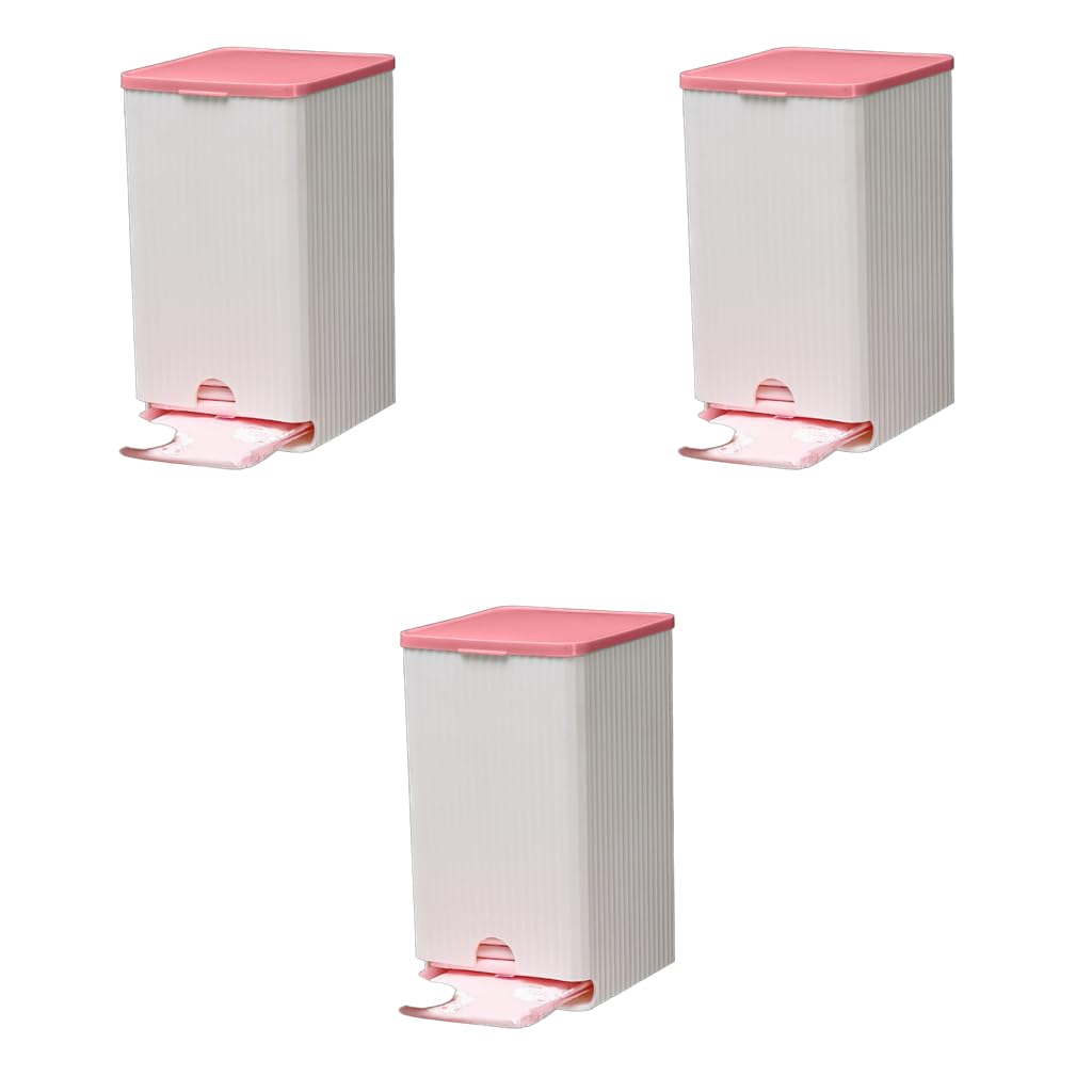 HASTHIP Sanitary Pads Dispenser for Bathroom Storage with Sliding Cover and Waterproof PP | Holds 25–30 Pads 11.5cm x 19.5cm