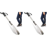 HASTHIP Shoe Horn for Seniors with Adjustable Telescopic Handle 16–38 in Metal | 2 Pack