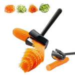 HASTHIP® Peeler for Vegetables and Fruits, Julienne Peeler for Salad- Multipurpose Noodles Shaped Slicer Salad Maker Cutter for Carrot, Cucumber, Radish, Beet, Potato, Fruit, Essential for Salad