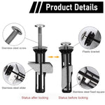 HASTHIP® Universal Toilet Seat Bolt Kit, Stainless Steel Screws Replacement, Secure & Hygienic Hardware Set for Toilet Seats, Pack of 2