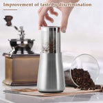 HASTHIP® Espresso Grind Sifter Stainless Steel Coffee Sieve, Fine Mesh Coffee Strainer with Lid & Dosing Cup, Detachable Design for Precision Brewing, Rustproof, Easy Clean, Espresso Accessories