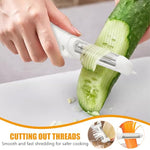 HASTHIP® Multifunctional 5-in-1 Stainless Steel Vegetable Peeler & Grater, Kitchen Peeler with Bottle Opener, Can Opener, Fruit Corer, Ergonomic Handle for Peeling Fruits & Vegetables
