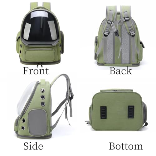 HASTHIP® Cat Backpack Carrier for Cats and Small Dogs, Breathable Cat Bubble Backpack, Airline Approved Pet Travel Carrier