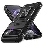 HASTHIP® Phone Case for Google Pixel 9 Pro XLSleek Magnetic Phone Case with Kickstand Phone Ring Compatible with Magnetic Phone Holder Shockproof Phone Case forGoogle Pixel 9 Pro XL