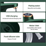 HASTHIP® Automatic Water Dispenser Pump for 20 Litre Bottle Green 3 PCS