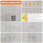 HASTHIP® Adjustable Toilet Seat Riser with Handrails for Seniors & Disabled Users