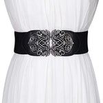 Women's Leather Waist Belt - Classic and Fashionable PU Leather Design with Wide Elastic Band for Comfortable Wear - Slim Your Waist and Midriff Instantly