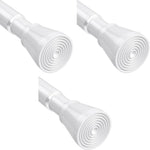 HASTHIP Retractable Curtain Rod for Windows featuring Anti Slip Support and 28.7–43 in Metal Design