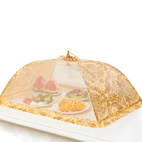 HASTHIP® Food Cover Net Collapsible Food Fly Net Cover Protector for Outdoors Kitchen Garden Parties BBQ Keep from Flies Bugs