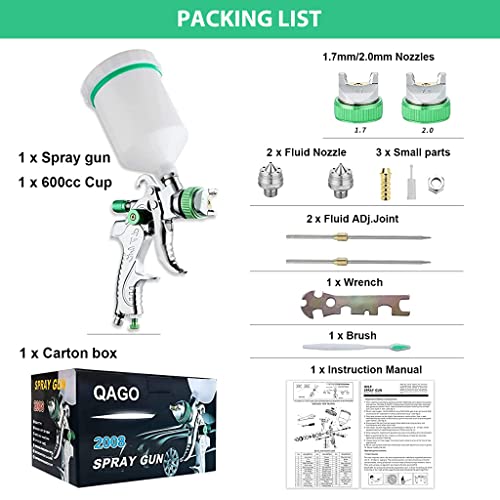 HASTHIP® Paint Spray Gun Set, Spray Gun for Painting Machine