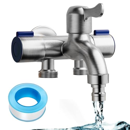 HASTHIP® Stainless Steel Wall Mounted Faucet 3 in 1