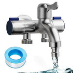 HASTHIP® Stainless Steel Wall Mounted Faucet 3 in 1