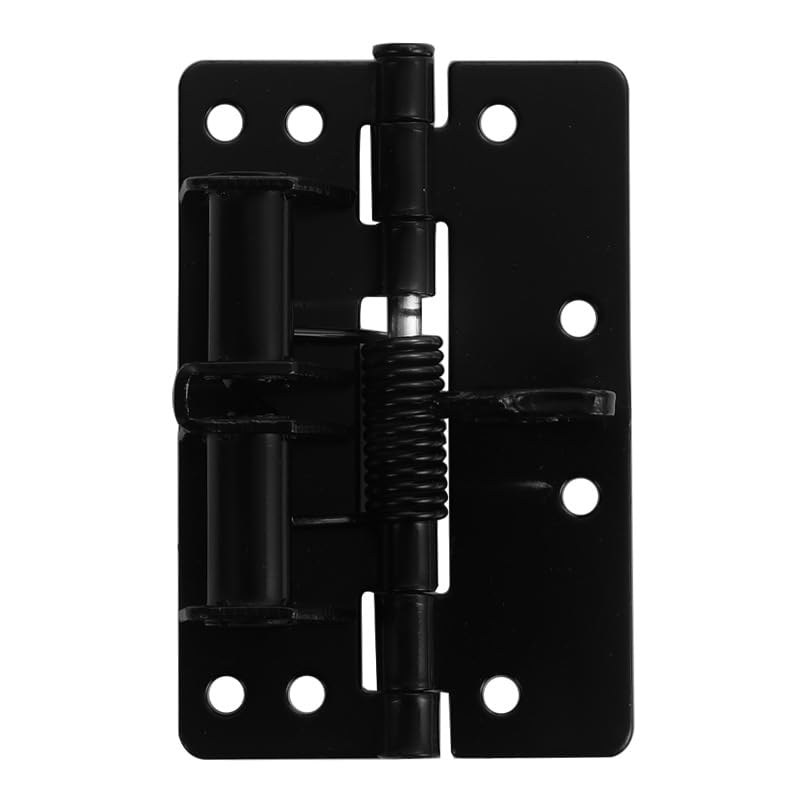 HASTHIP® 4in Automatic Door Hinge,Heavy Duty Self-Closing Wooden Door Closer,Hardware Spring Hinge Automatic Self Closing Hinges with Positioning 90 Degrees