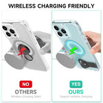 HASTHIP® Ultra Slim Metal 90° Rotating Vertical & Horizontal Self-Adhesive Stand