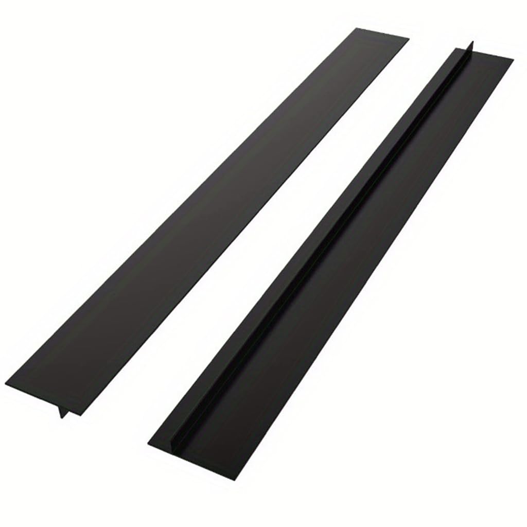 HASTHIP Silicone Stove Gap Filler for Kitchen Gaps featuring Trim to Fit Design 30 in Black