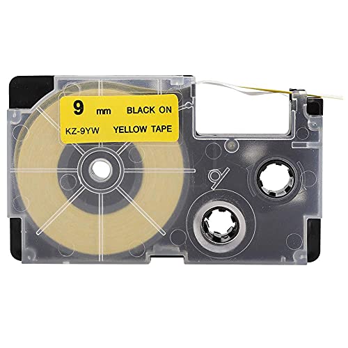 HASTHIP® Black on Yellow 1 Pack Label-Making Tape