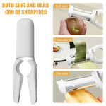 HASTHIP® Multifunctional 5-in-1 Stainless Steel Vegetable Peeler & Grater, Kitchen Peeler with Bottle Opener, Can Opener, Fruit Corer, Ergonomic Handle for Peeling Fruits & Vegetables