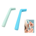 HASTHIP Hiccup Stopper Straw 2PCS for Kids and Adults with Anti-Choke L-Shaped Handle | Spill-Proof Safe Drinking