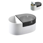 HASTHIP Wall Ashtray for Bathroom Balcony and RV featuring No Drill Adhesive Mount | Detachable Stainless Steel Tray with Lid