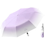 HASTHIP® Travel Umbrella UV UPF 50+ Sun Protection Umbrella with Case Compact, Lightweight, , Windproof Portable Parasol for Women, Men & Kids Purple