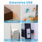 HASTHIP® 6 Pack Cartoon Rubber Door Handle Bumpers