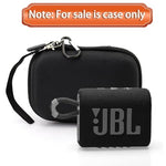 HASTHIP® YourBrand Hard Carrying Case for JBL Go 4/Go 3 Speaker,Waterproof EVA Travel Protective Storage Bag with Hand Strap & Accessory Pocket,Shockproof Anti-Scratch Cover for JBL Go 4/Go 3