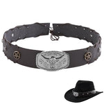 HASTHIP® Cowboy Hat Bands Western Hat Belts Rural Cowgirl Hatbands Cowboy Supply