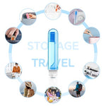 HASTHIP® 6Pcs Travel Toothbrush,Folding Mini Soft Toothbrush for Adults,Portable with Case Individually Wrapped Compact Size for Travel Camping Hygienic Caps Medium Bristles Assorte