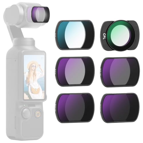 HASTHIP® 6 lentes polarizadas magnéticas para cámara