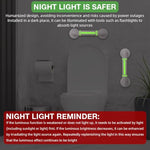 HASTHIP® Glow-in-the-Dark Grab Bar, Anti-Slip Bathroom Safety Handle for Elderly, Disabled, Pregnant, Wall Mounted Stainless Steel Support Rail for Shower, Bathtub, Toilet, Secure Bathroom Accessories
