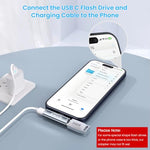 HASTHIP® USB C Splitter, Dual USB C Headphone/Data and Charger Adapter, 3 in 1 USB C Audio Dongle USB C Data Adapter with PD 60W Charging for iPhone 16/16Pro/15/15Pro, Galaxy S24/S23/S22, Pixel 8/7