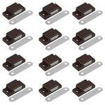 HASTHIP® 12Pcs Magnetic Door Catches for Cabinets and Closets, Strong Magnetic Door Latches for Cupboards, Drawers, and Furniture Doors