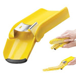 HASTHIP® Corn Peeler Stainless Steel,Quick Corn Stripper Tool for Kitchen,Easy Remove Kernels Durable Household Gadget for Fast Seed Removal - Yellow