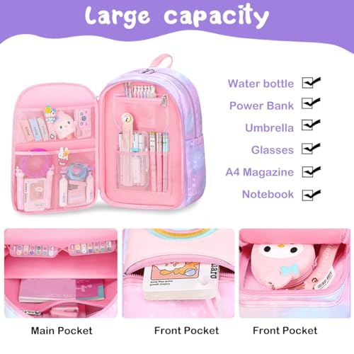 HASTHIP® School Backpacks for Girls Gift Backpack for Kids 6-12 Years Old