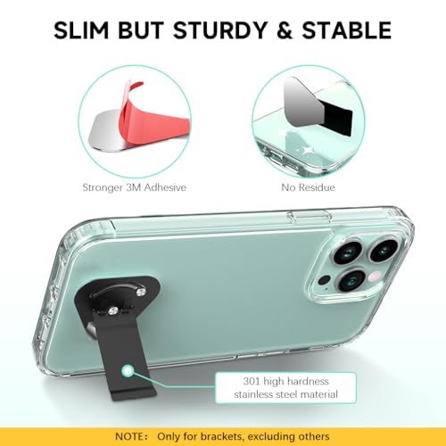 HASTHIP® Ultra Slim Metal 90° Rotating Vertical & Horizontal Self-Adhesive Stand