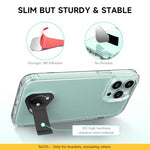 HASTHIP® Ultra Slim Metal 90° Rotating Vertical & Horizontal Self-Adhesive Stand