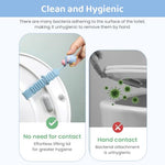 HASTHIP® 2 Pack Cartoon Toilet Seat Lifter Handle,Hygienic No-Touch Suction Cup Clip,Universal Toilet Cover Lifter for Bathroom Cute Seat Handle Lift Tool