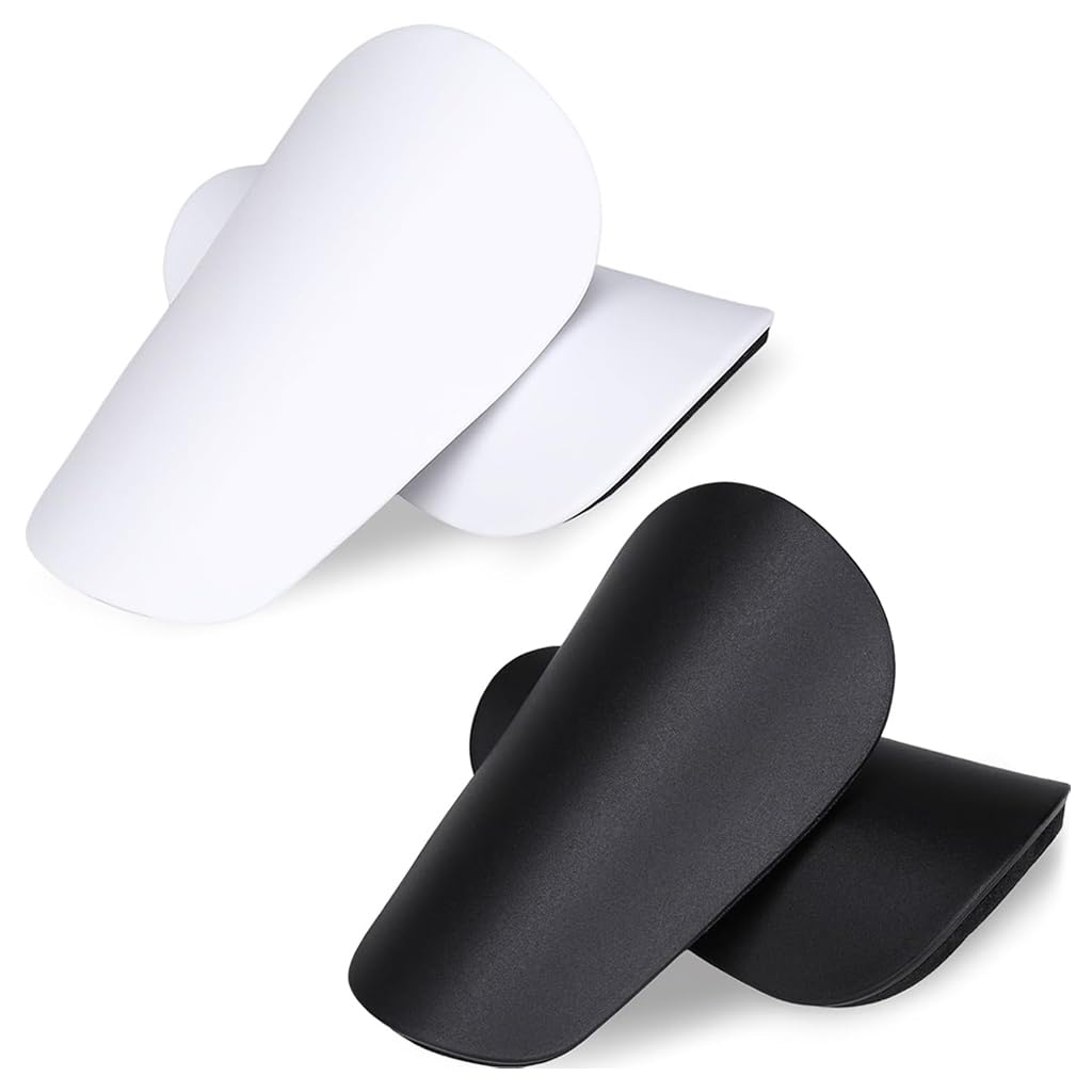 HASTHIP® Protectores de Espinilla Deportivos 4 Pcs,Espinilleras con Almohadilla de EVA,Inserciones Ligeras y Transpirables para Calcetines Compresión Alta Niños y Adolescentes para