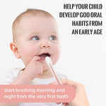 HASTHIP® y Oral Cleaning Brush 2Pcs Baby Toothbrush Tongue Brus