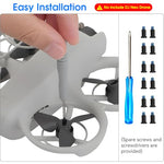 HASTHIP® 4Pcs Propellers for DJI Neo Drone, Low Noise Quick Release Blades Wings, High Resilient Replacement Props with Screws & Screwdriver for Neo Drone Accessories