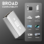 HASTHIP® HDMI Coupler Female to Female, 8K HDMI 2.1 Extension Adapter, Support 8K@60Hz, HDR, ARC, Compatible with HDTV, Roku TV, Monitor, Laptop, Projector, Display, Audio Video Connector