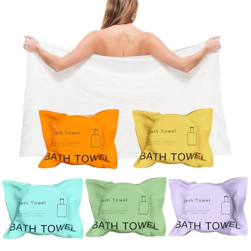 HASTHIP® Paquete de 5 tabletas toalla comprimida
