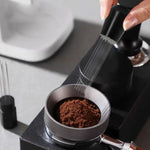HASTHIP® Ground Coffee Stirrer with Stand Rack 304 Stainless Steel 8-Needle Coffee Stirrer Pin Tamper Professional Espresso Ground Coffee Distributor Essential Coffee Accessories for Home & Baristas