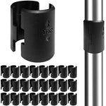 HASTHIP® 30Pcs Pipe Clips Pipe Fastening Holders Wire Shelving Shelf Lock Clips Snap On Pipe Clips