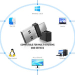 HASTHIP® Mouse Jiggler 2 in 1 USB A and USB C Undetectable Mouse Mover, Automatic Mouse Shaker Automatic Mouse Wiggler Device, Driver-Free Mouse Movement Simulator Keeps Computer/Laptop Awake