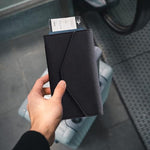 HASTHIP® PU Passport Cover Leather Passport Holder, RFID Blocking, Multi-Slot Bifold Organizer Slim Wallet for Men, Designed For Safe & Stylish Travel With Spacious Compartments For Cards, Cash