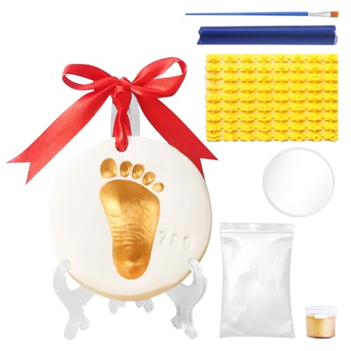HASTHIP® Baby Hand and Footprint Kit Personalized Baby Foot Printing Kit for Newborn Baby Footprint Kit for ToddlersBaby Keepsake Handprint Baby Handprint Footprint