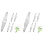 HASTHIP Lawn Mower Saw Blades 10 pcs 6 in Replacement with Stainless Steel Straight Edge