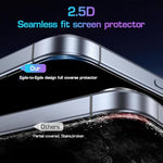 HASTHIP® 2pcs HD Privacy Screen Protector for i Phone 16 Pro Max 6.9'' HD Tempered Glass Screen Protector with Installation Assistant Anti-glare Screen Protector for i Phone 16 Pro Max
